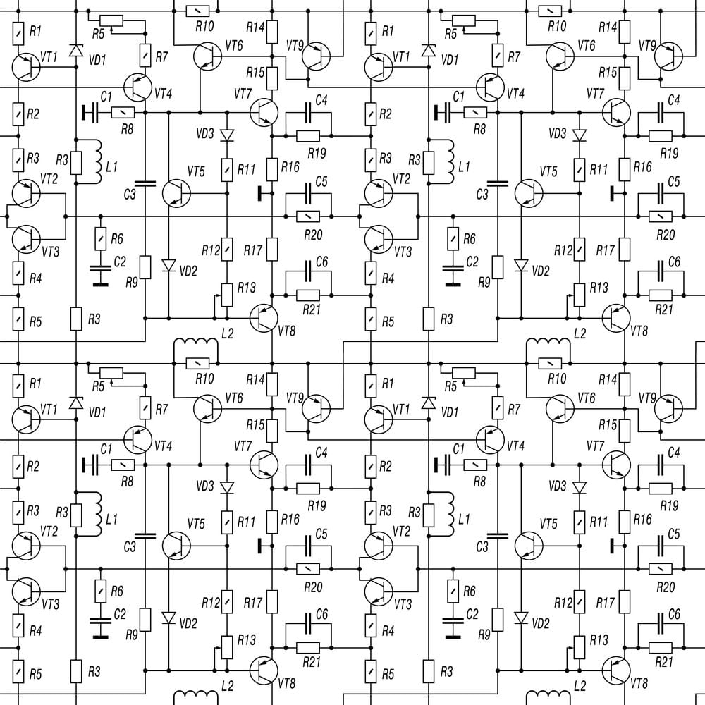 A circuit schematic diagram
