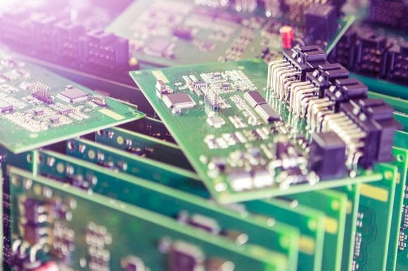 Glue PCB Components