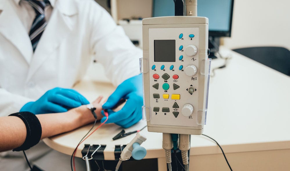 EMG Sensor placement on hands