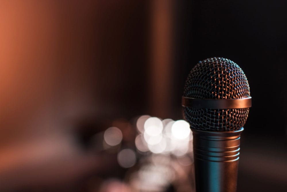 A microphone in the module picks sound signals