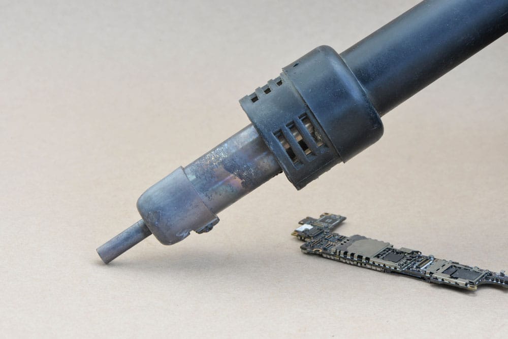Hot air gun blower