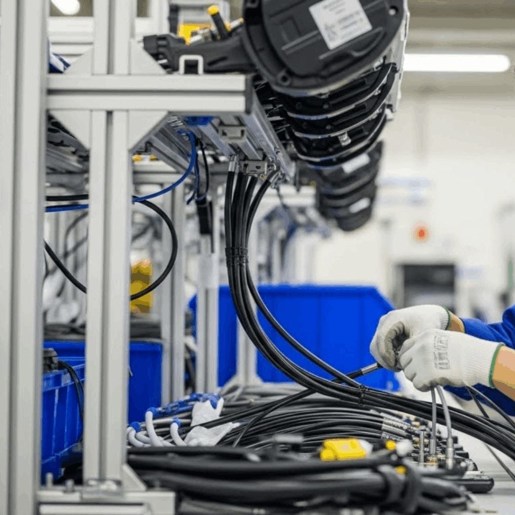 automotive assembly and production lines sensor cable assemblies