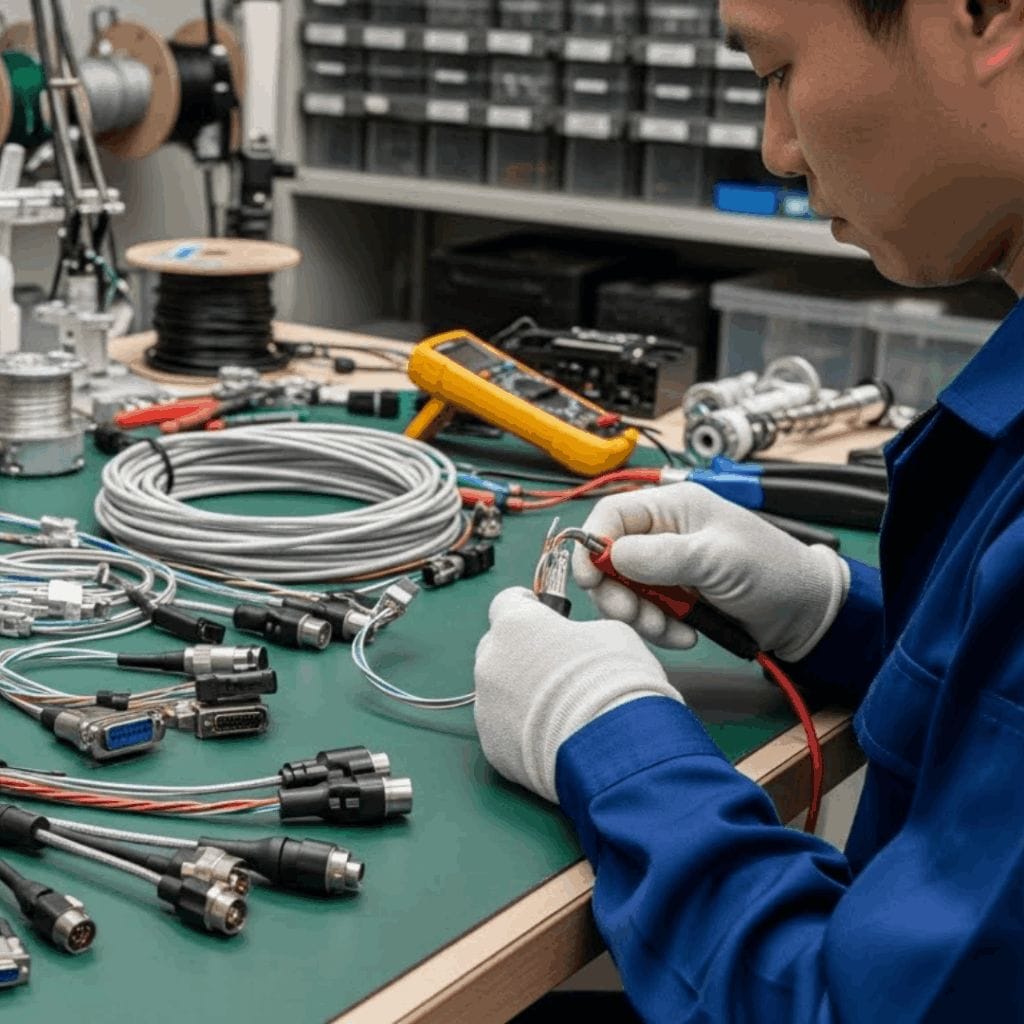 robotics and motion systems sensor cable assemblies