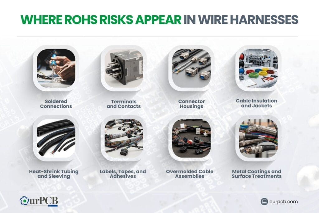 where rohs risks appear in wire harnesses rohs compliance