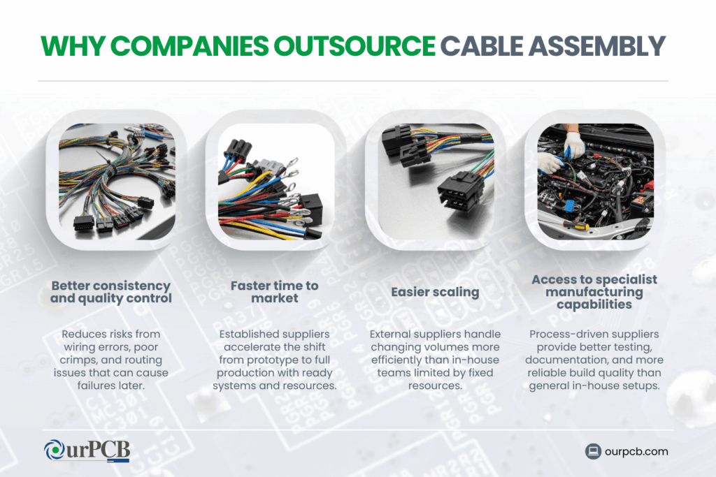 why companies outsource cable assembly outsource cable assembly